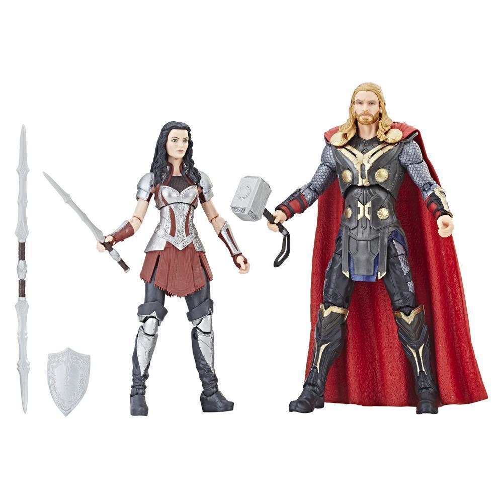 Marvel Studios: The First Ten Years Thor: The Dark World Thor and Sif Figures