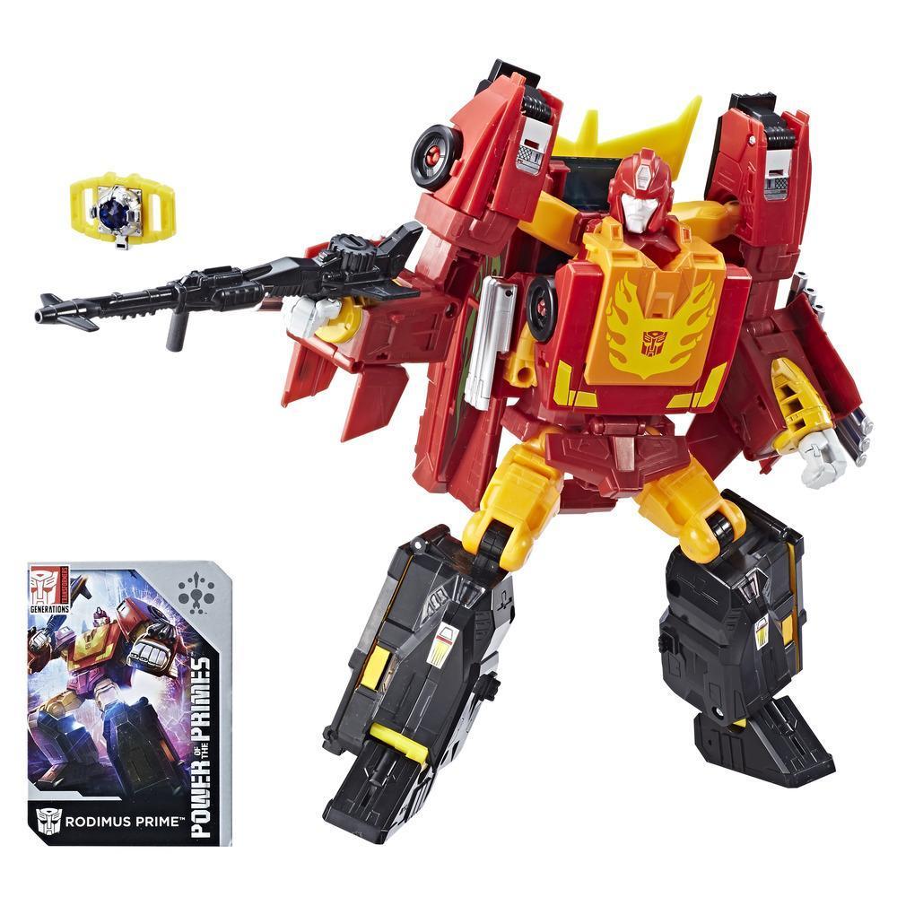 Transformers: Generations Power of the Primes Leader Evolution Rodimus Prime Figure