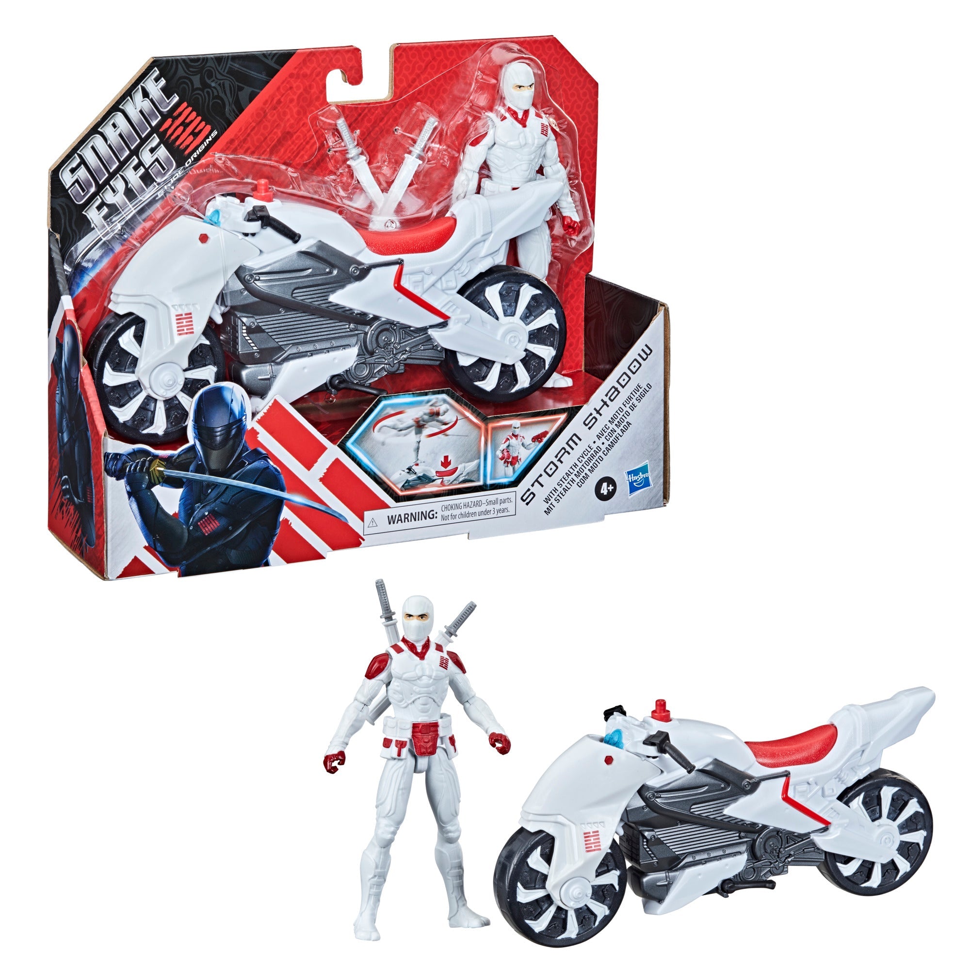 Snake Eyes: G.I. Joe Origins Storm Shadow with Stealth Cycle
