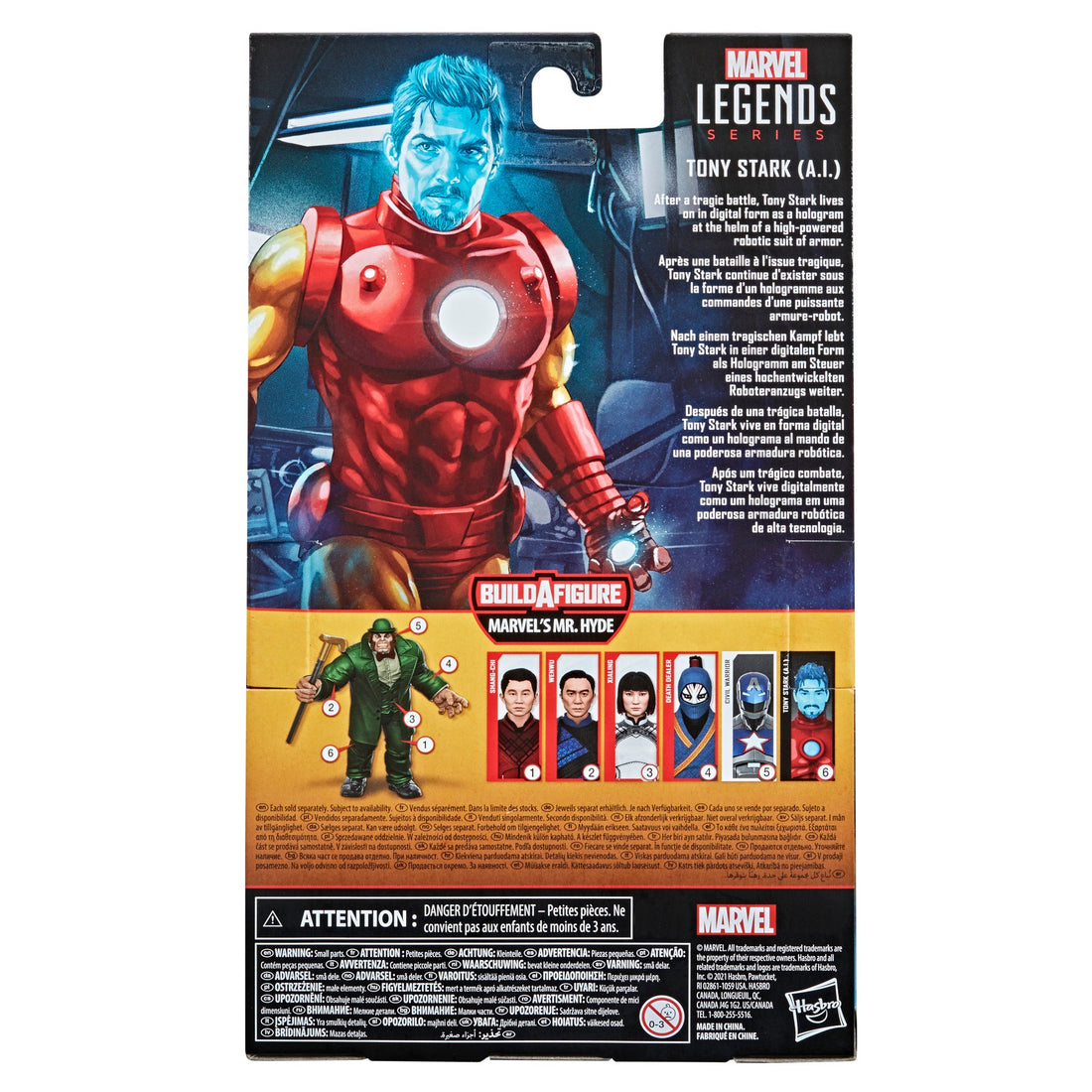Marvel Legends Series Tony Stark (A.I.) Figure