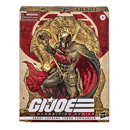 G.I. Joe Classified Series Snake Supreme Cobra Commander Figure