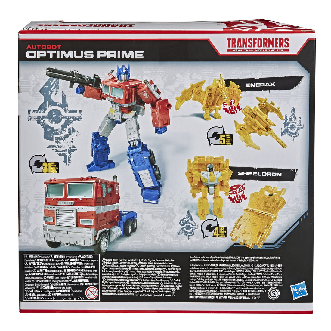 Transformers War for Cybertron Series-Inspired Optimus Prime Battle 3-Pack