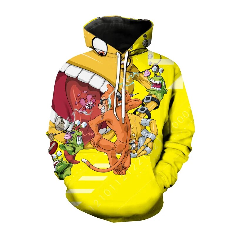 Digimon Adventure 3D Print Streetwear Hoodie