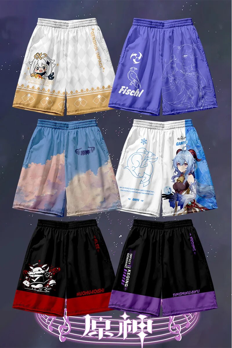 Genshin Impact Anime Casual Pajama Pants