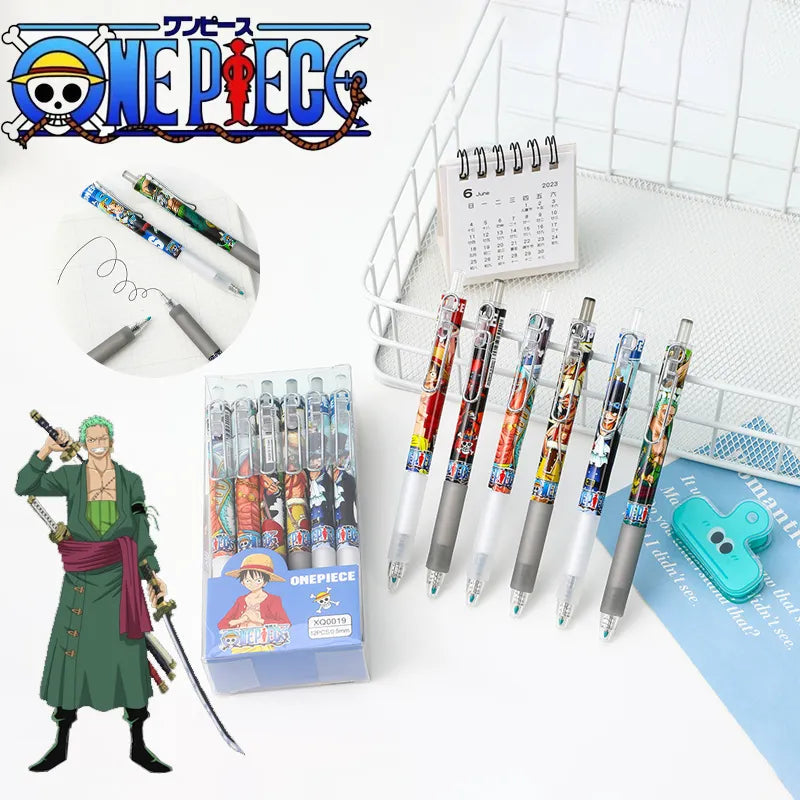 One Piece Luffy Zoro Gel Pen Set