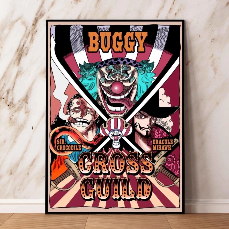 One Piece Anime Canvas Painting