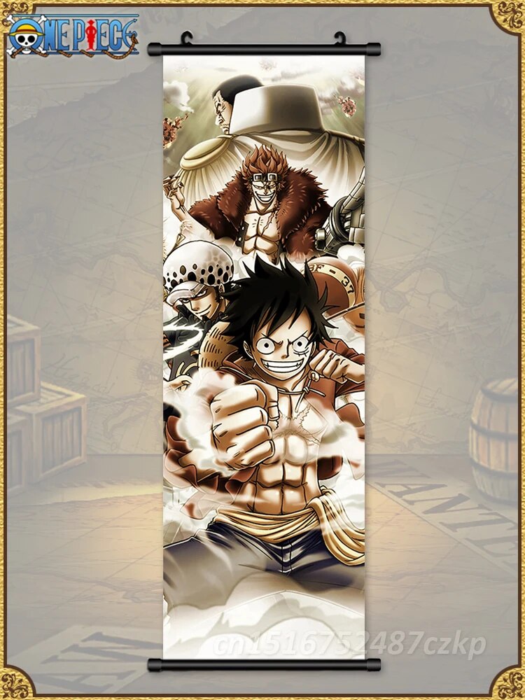 Luffy Zoro One Piece Anime Poster Set