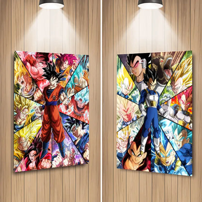 Dragon Ball Z 3D Flip Gradient Poster