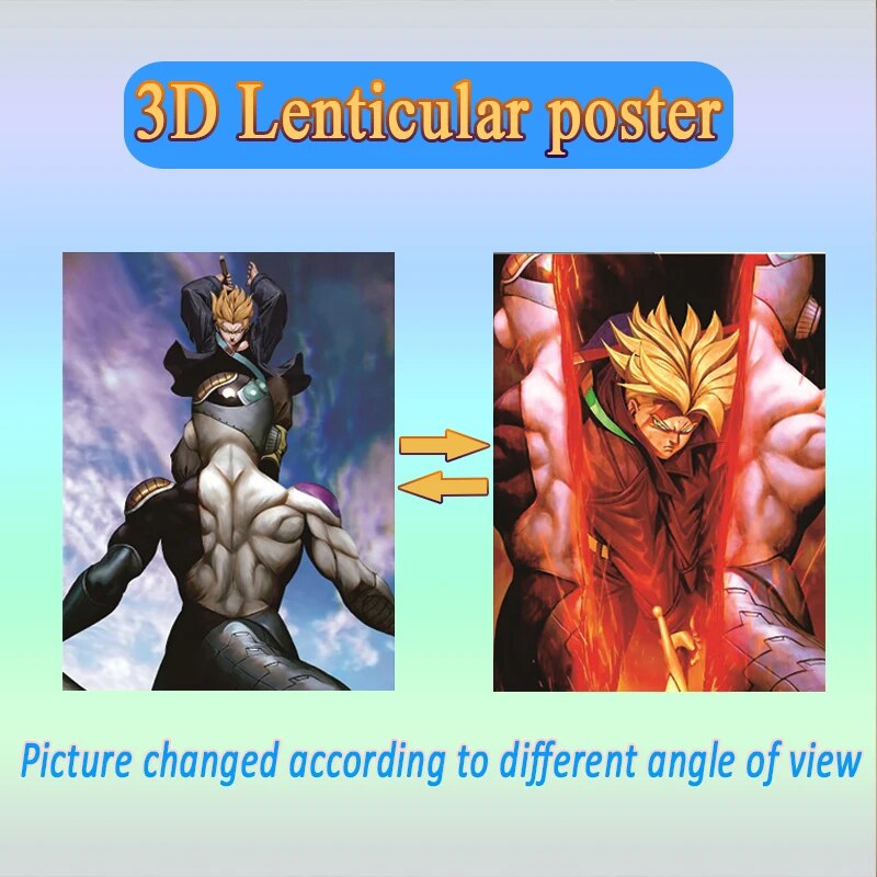 Dragon Ball 3D Lenticular Poster