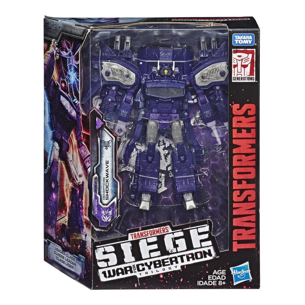 Transformers Generations War for Cybertron: Siege Leader Class WFC-S14 Shockwave Action Figure