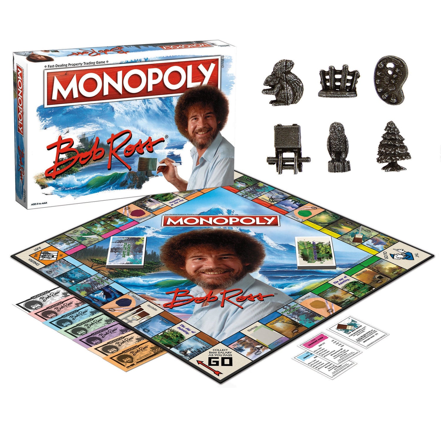 MONOPOLY Bob Ross® Edition Game