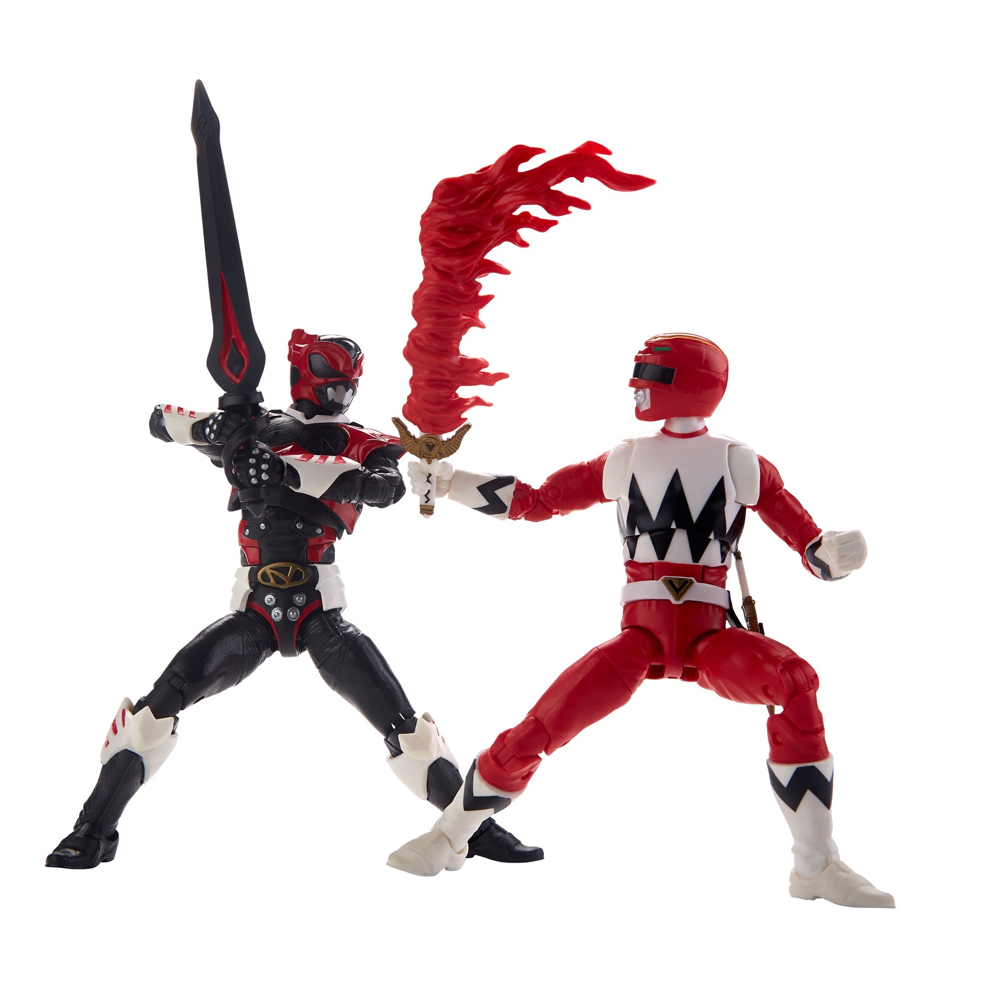 Power Rangers Lightning Collection In Space Psycho Red Ranger and Lost Galaxy Red Ranger