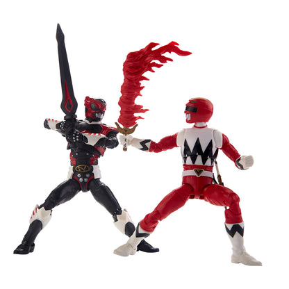 Power Rangers Lightning Collection In Space Psycho Red Ranger and Lost Galaxy Red Ranger