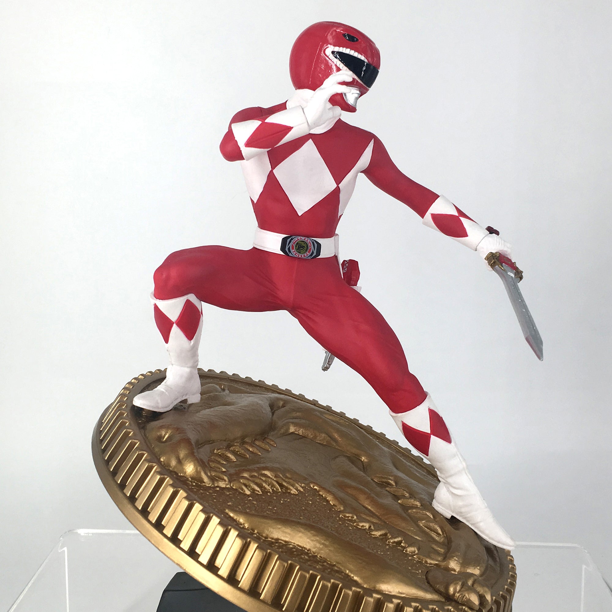 Mighty Morphin Power Rangers Red Ranger Collectible Figure By PCS Collectibles
