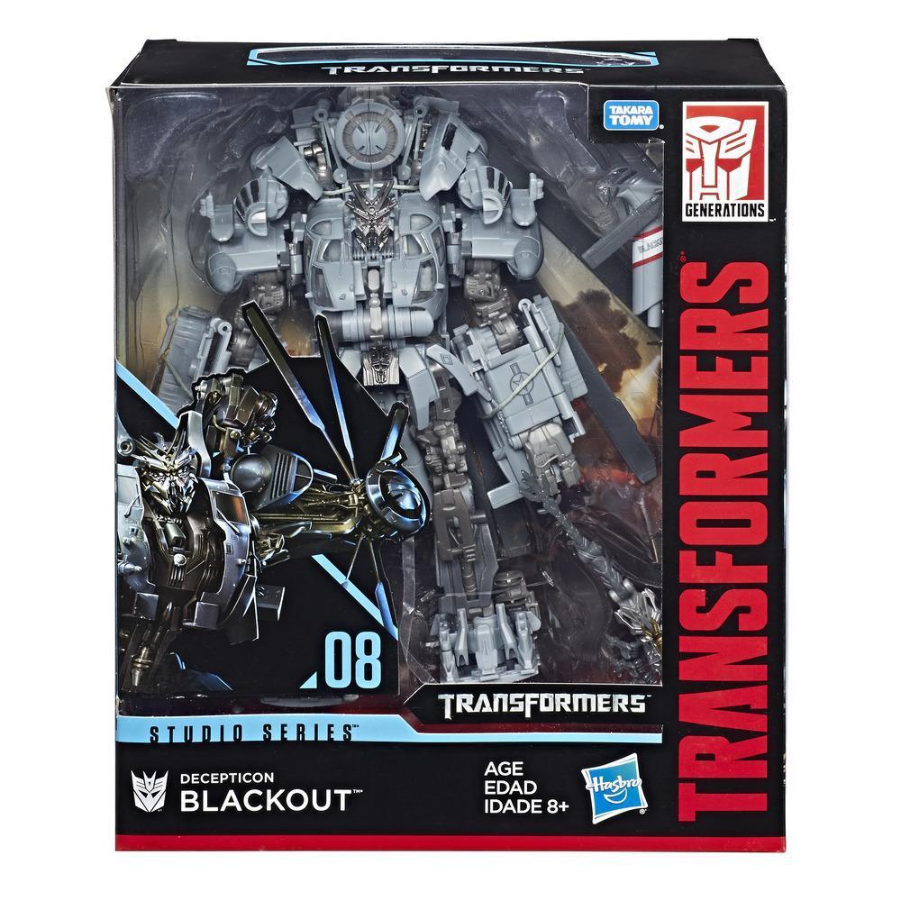 Transformers Studio Series 08 Leader Class Movie 1 Decepticon Blackout Figure